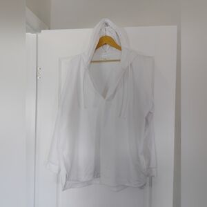 NYDJ White Women's Hoodie Sweater